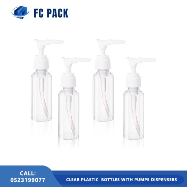 Clear Plastic Bottles With Pumps Dispensers in Dubai 