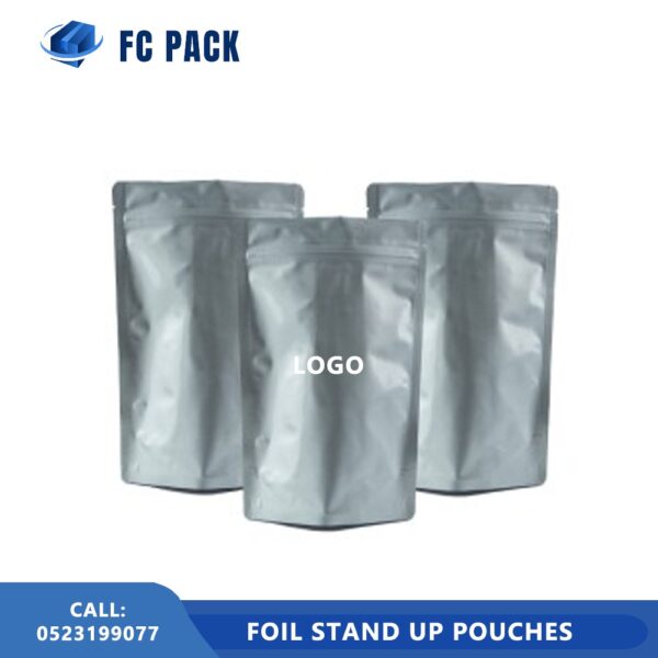 Foil Stand Up Pouches-Printed in Dubai