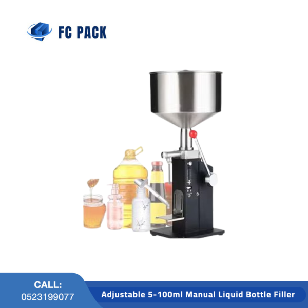 Manual Paste Liquid Filling Machine 5 to100ml Bottle Filler Adjustable Bottle Filling In Dubai